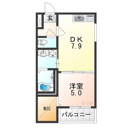 沢ノ町駅 徒歩5分 1階の物件間取画像